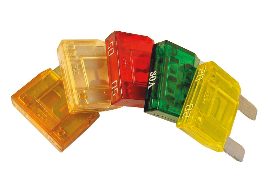 1 FUSIBLE MARRON LAMELLAIRE MAXI ENFICHABLE 70 A